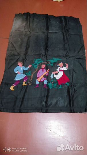 Накидка на телевизоры ссср, с вышивкой
