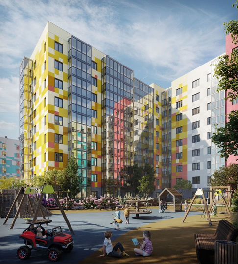 2-к. квартира, 70,6 м², 6/9 эт.