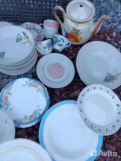 Тарелки чашки винтаж СССР