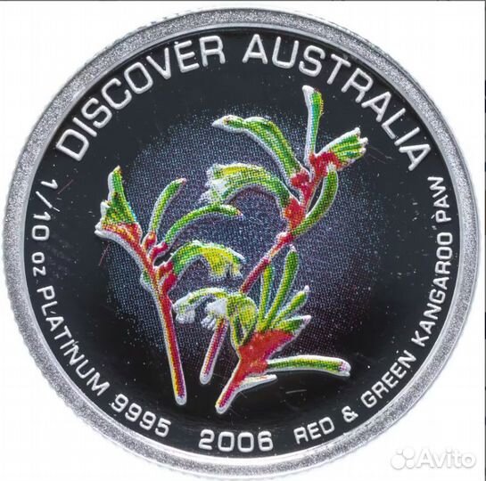 Монета Австралия 15 долларов 2006 Платина