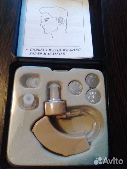 Слуховой аппарат в чехле