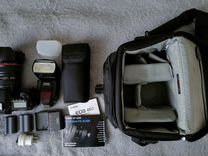 Canon 40D+Canon EF 24-105 F4, вспышка, сумка, и тд