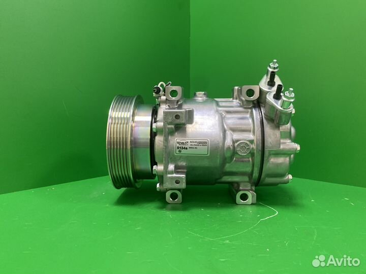 Компрессор кондиционера Логан 1/Сандеро/Дастер