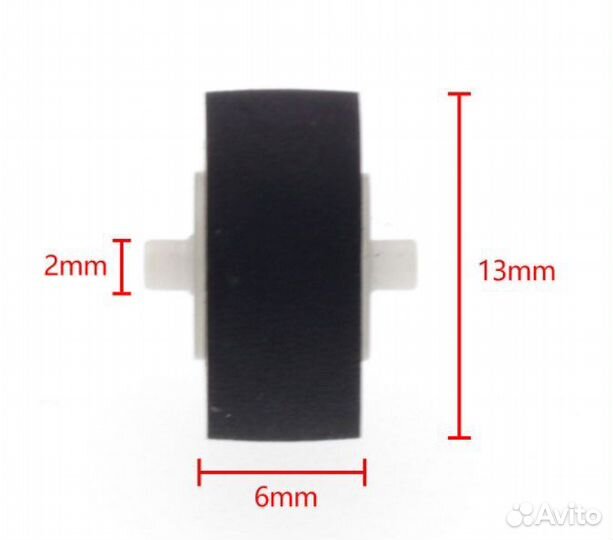 Ролик для кассетных магнитофонов 13мм Technics