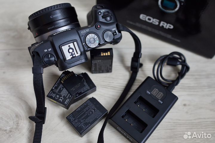 Canon EOS RP Body с адаптером EF-EOS R