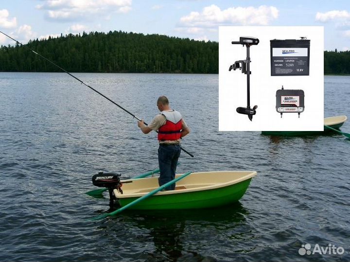 Моторно-вёсельная лодка Тортилла Sea-Pro T24/60