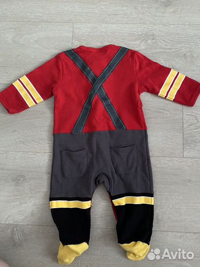 Костюм пожарного для малыша в подарочной упаковке