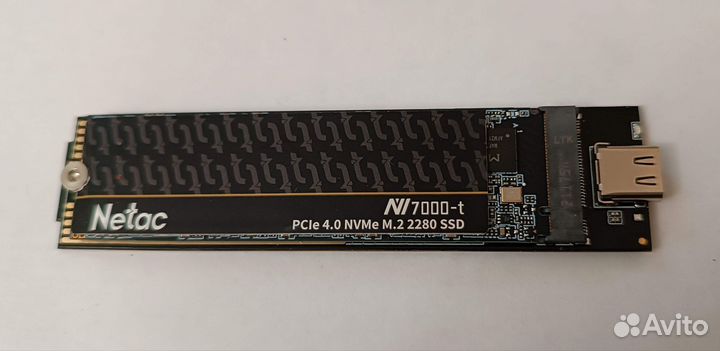 Ssd m.2 nvme 2tb netac скоростная 8гб/сек