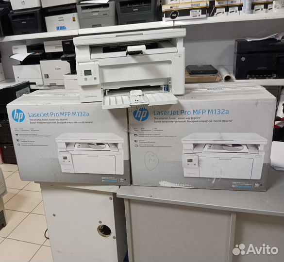 Лазерное мфу HP M132A много в коробках