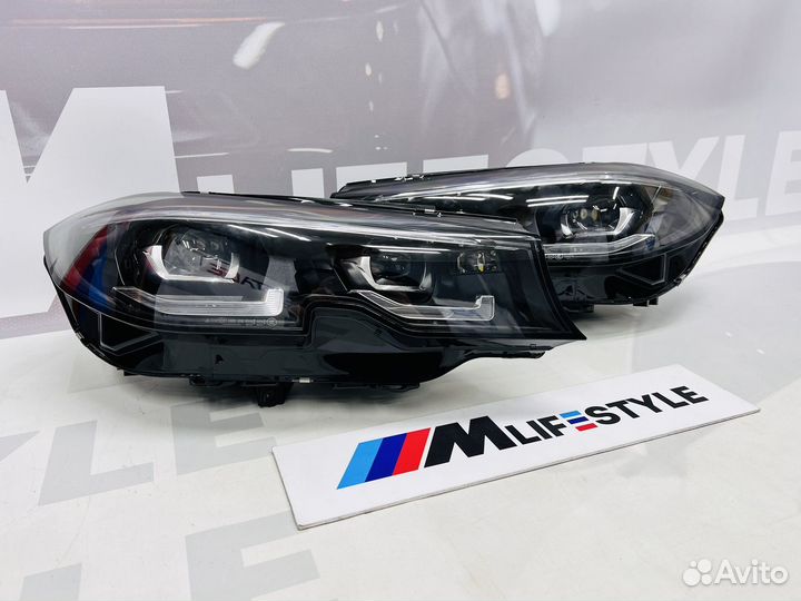 Фары BMW G20 LED Shadow Line дорестайлинг оригинал