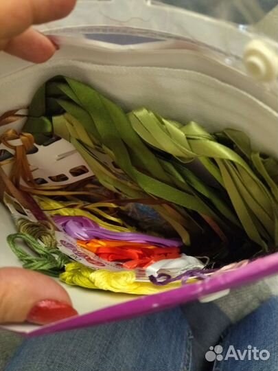 Набор для вышивания лентами Лебедь