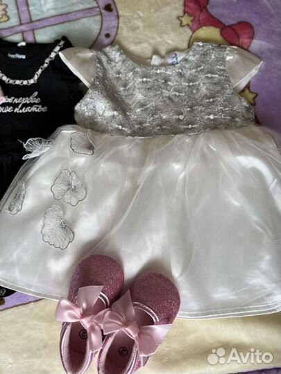 Большой пакет вещей на девочку 68-74(бренд) 25 шт