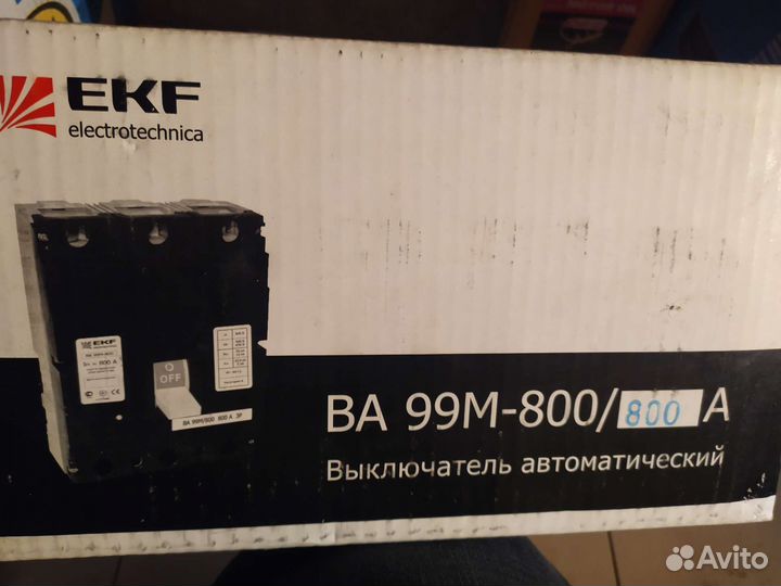 Автомат EKF ва-99М 800/800A 3P 50KA