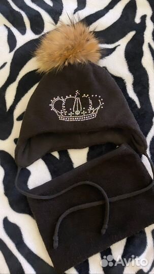 Шапка на девочку 54-56