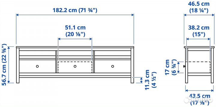 Тумба под телевизор икеа хемнэс