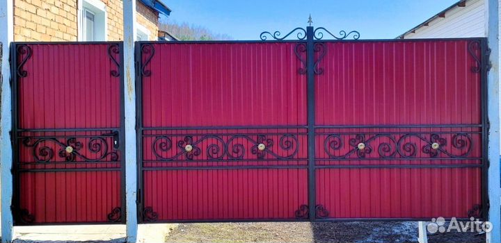 Ворота с калиткой