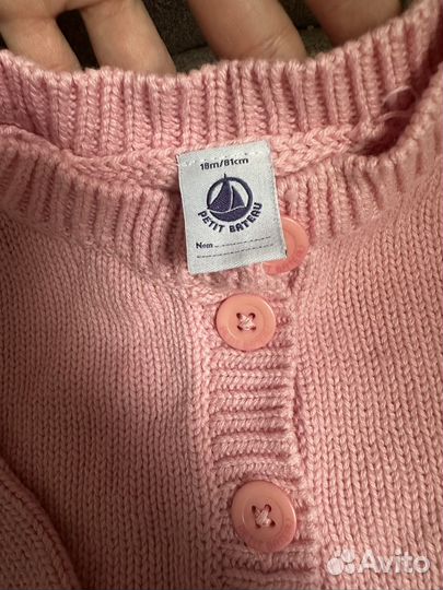 Шерстяной кардиган petit bateau