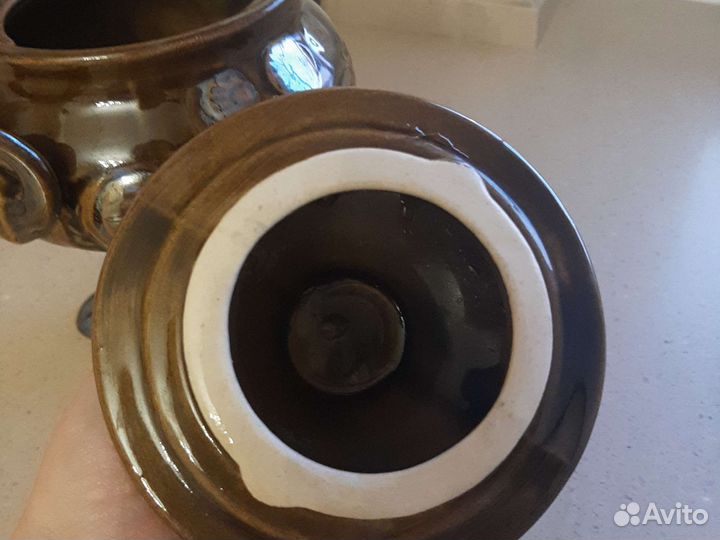 Декоративный самовар, сахарница