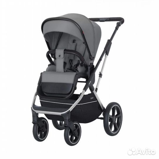 Коляска 2 в 1 Carrello Aurora Carbon Grey хром