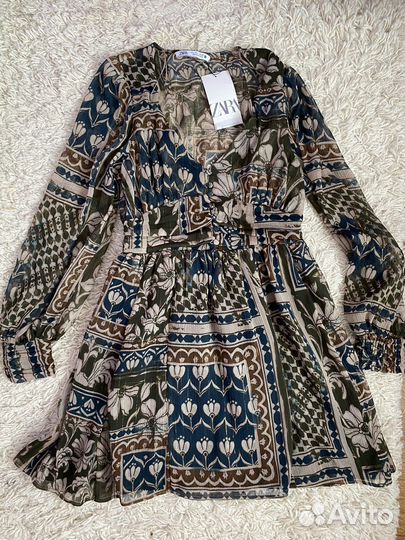 Мини платье zara