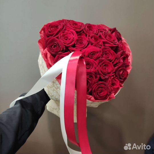 Розы сердцем