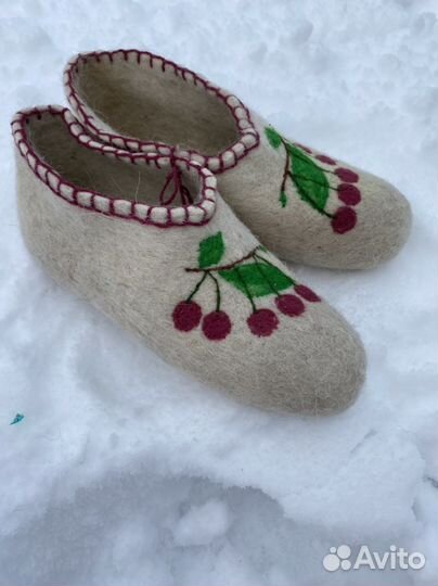 Тапочки натуральные