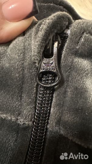 Велюровое платье adidas XS