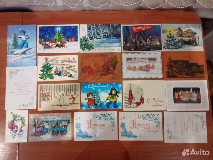 Открытки новый год СССР