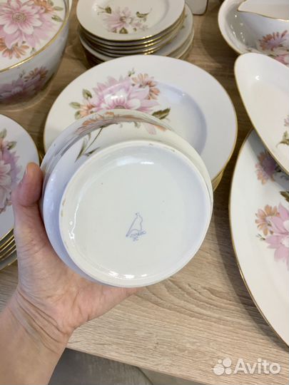 Столовый сервиз Дулево. Хризантемы Фарфор