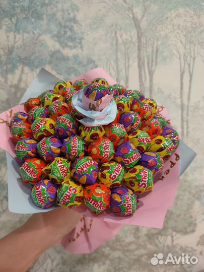 Букет из чупа -чупсов