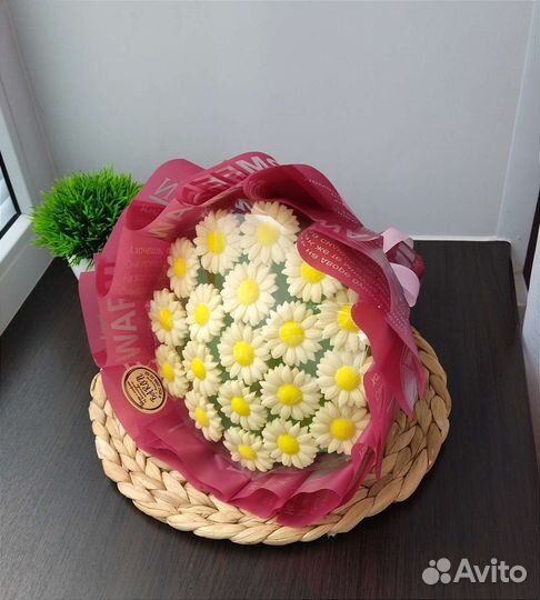 Букет шоколадных ромашек