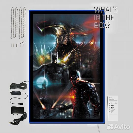 Zack Snyder’s Justice League #59C LED Poster Sign