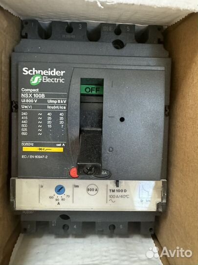 Силовой автомат Schneider Electric Compac LV429550