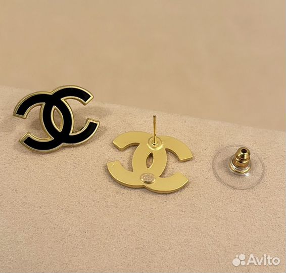 Chanel серьги пусеты коллекция 2023 года премиум