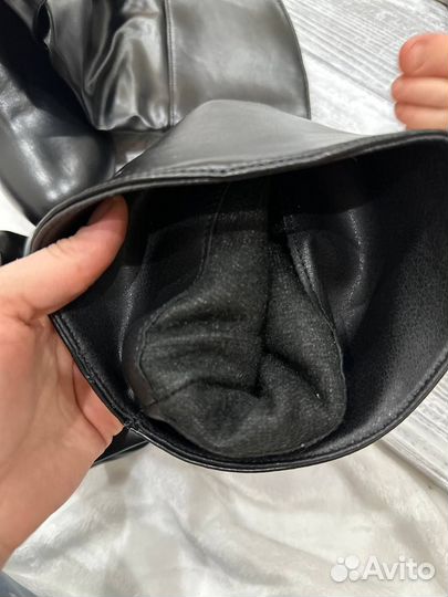 Сапоги черные весна осень 36 размер