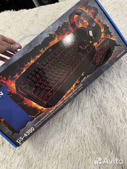 Sven Gs 4300 клава+мышь+гарнитура