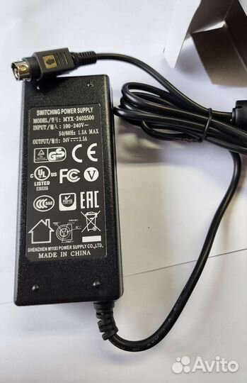 Блок питания для ккт атол, штрих, 24V 2.5A