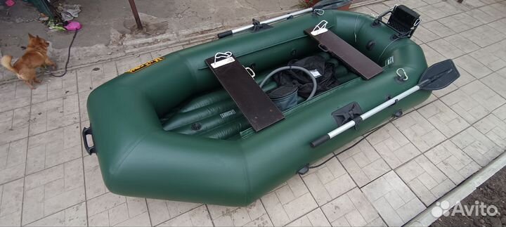 Лодка пвх 260 с надувным дном и транцем
