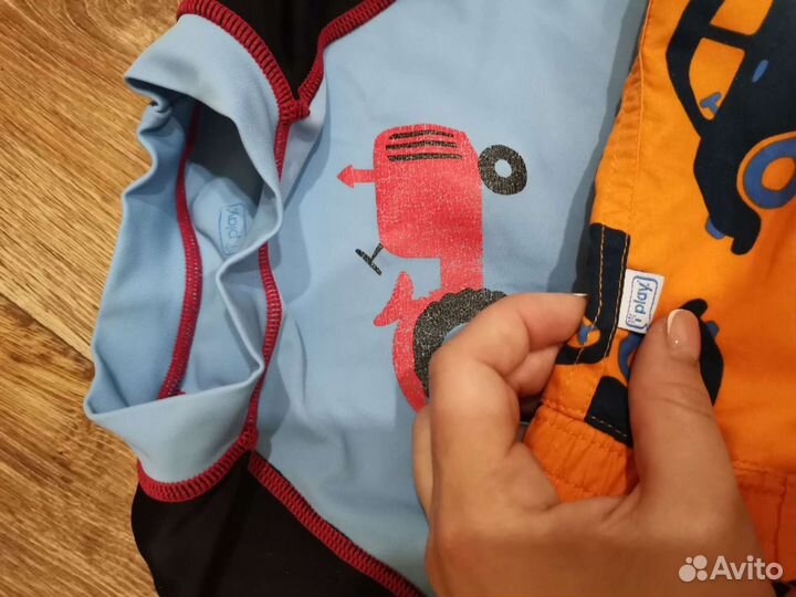 Солнцезащитный костюм плавки на 2 3 года 92 98см