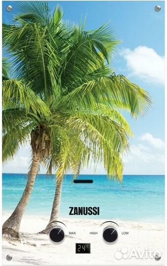 Газовая колонка zanussi GWH 10 Fonte Glass Paradis