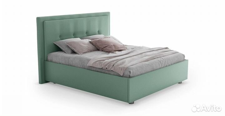 Изголовье кровати Парлемо с пуговицами в велюре