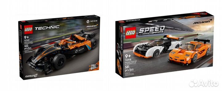 Lego Technic 42169 и lego Speed Champions 76918