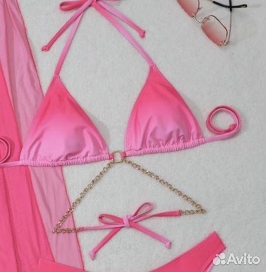 Купальник тройка (только розовый цвет,42/44/46)