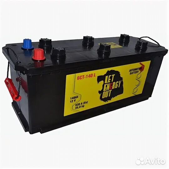 Аккумулятор LEO 140 a/ч рос. полярность