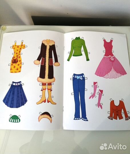 Бумажная кукла Топ-модель Оля, Hatber