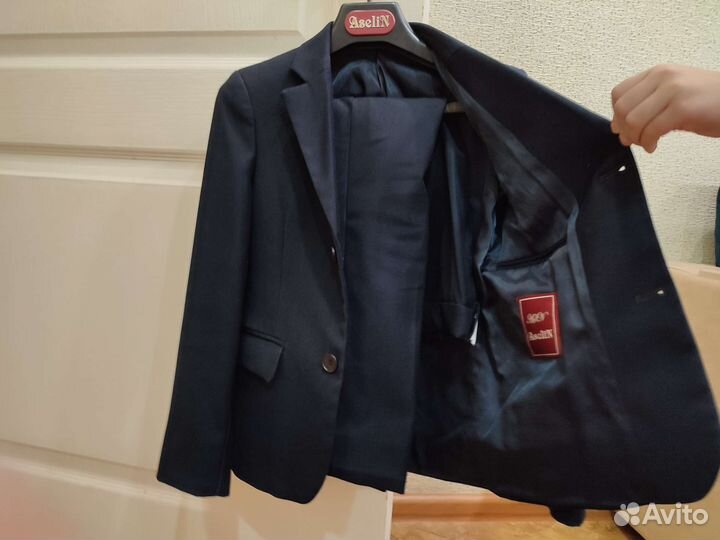 Пиджак школьный для мальчика 134