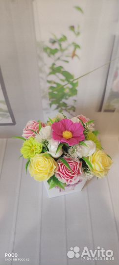 Букет из мыла