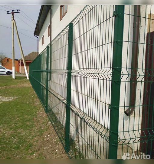 Сетка для забора 3d