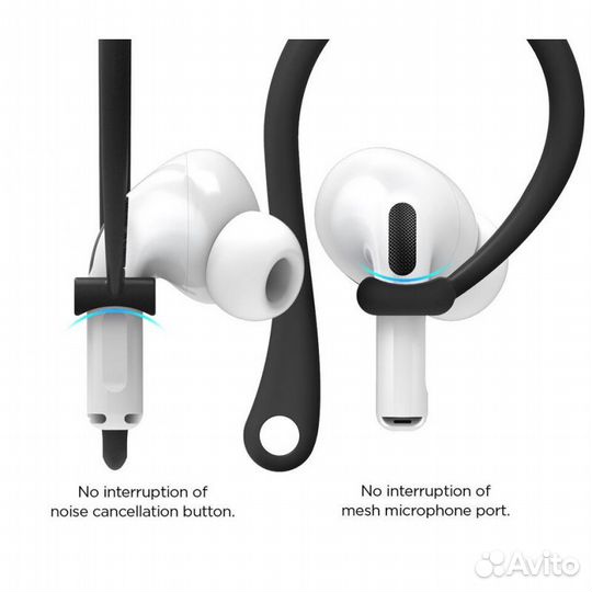 Держатель Elago для AirPods Pro EarHook Black