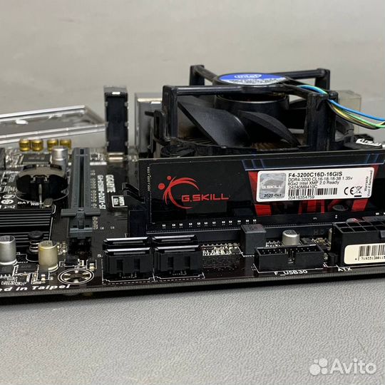 Комплект s-1151(b150m) +8Gb+Core i5-6400+кулер